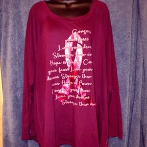 PLUS SIZE LIV ACTIVE TOP